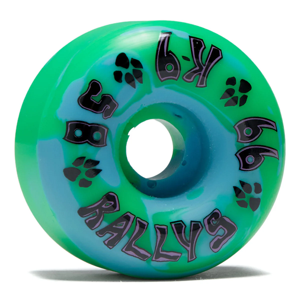 Dogtown K-9 Rally 99a Skateboard Wheels - Blue/Green - 58mm