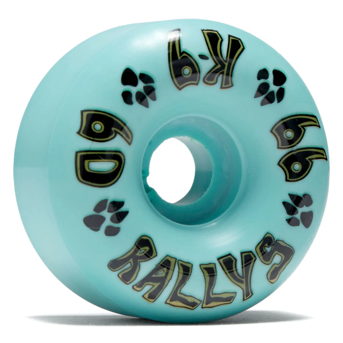 Dogtown K-9 Rally 99a Skateboard Wheels - Teal - 60mm