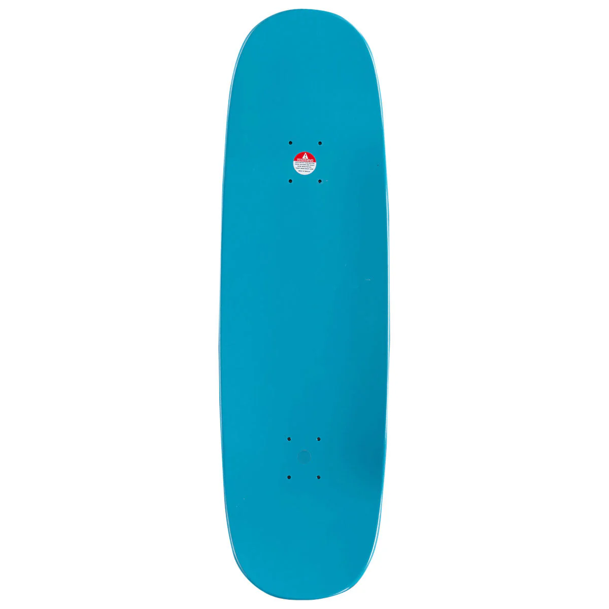 Dogtown Rat Face 2 Square Egg Skateboard Deck - Neon Blue - 9.383" - Image 2