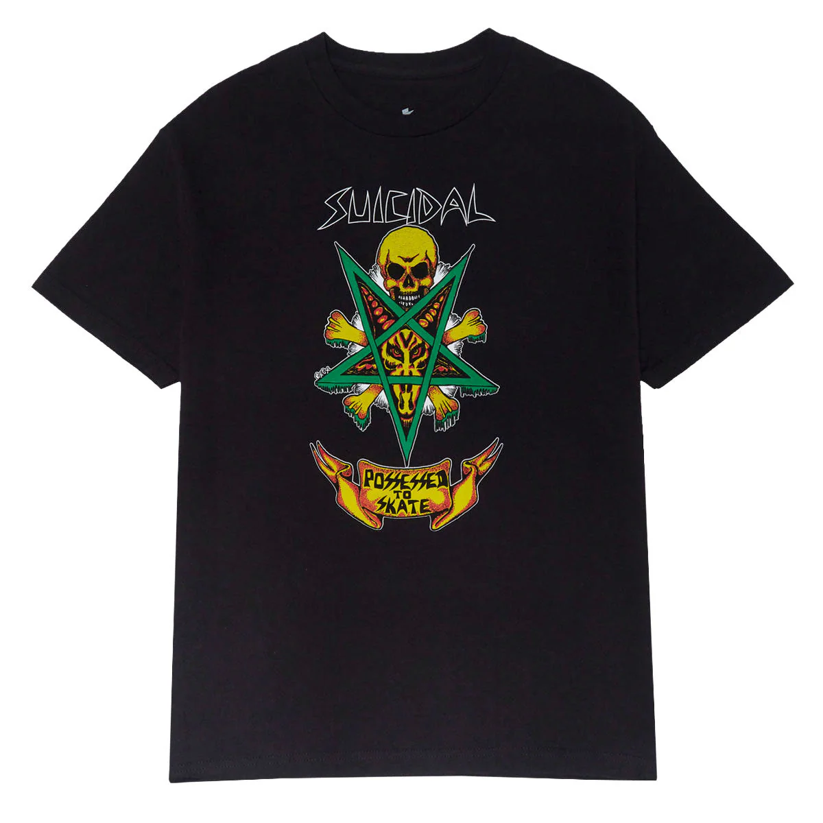 Dogtown x Suicidal Skates Possessed To Skate 80s T-Shirt - Black