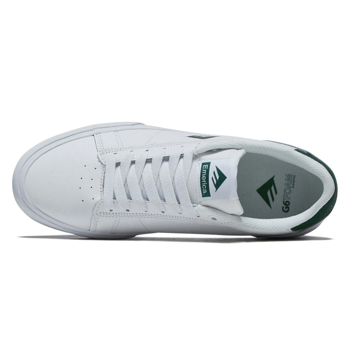 Emerica Moca Shoes - White/Green - Image 3