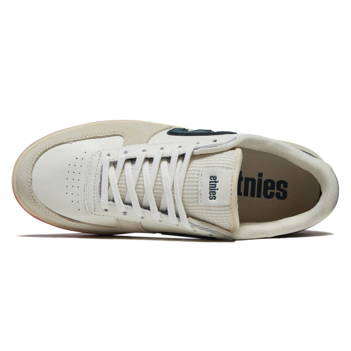 Etnies Emerson Shoes - White/Pink/Blue - Image 3