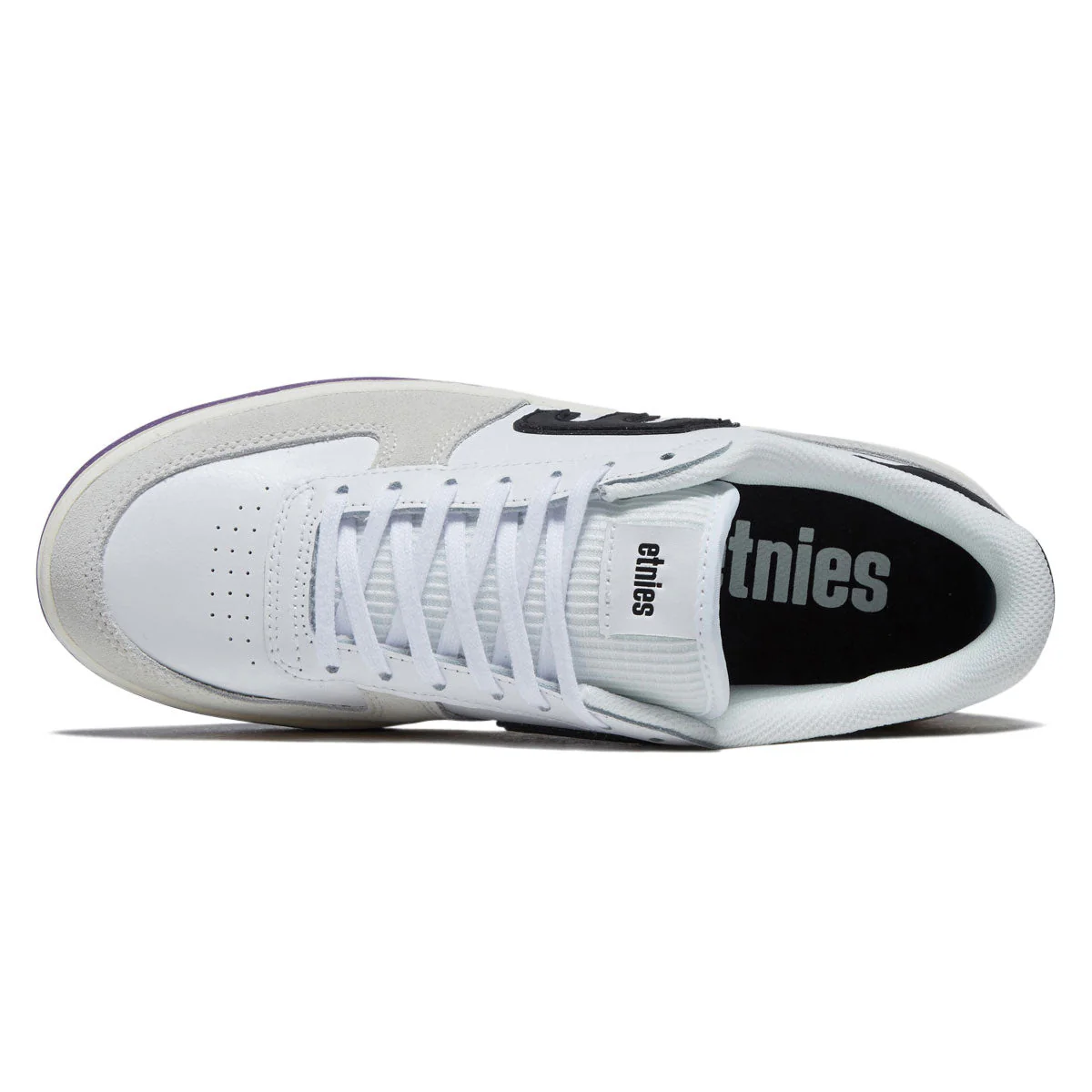 Etnies Emerson Shoes - White/Purple - Image 3