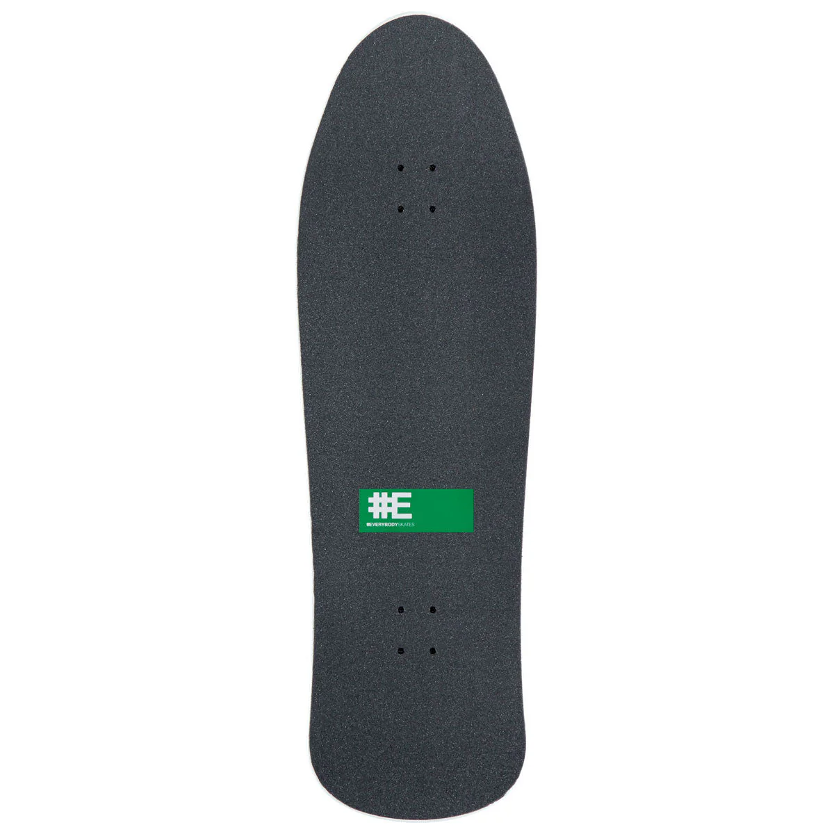 EVERYBODYSKATES BB Kings Big Board 40" Pre-Built Skateboard Complete - White - Image 2