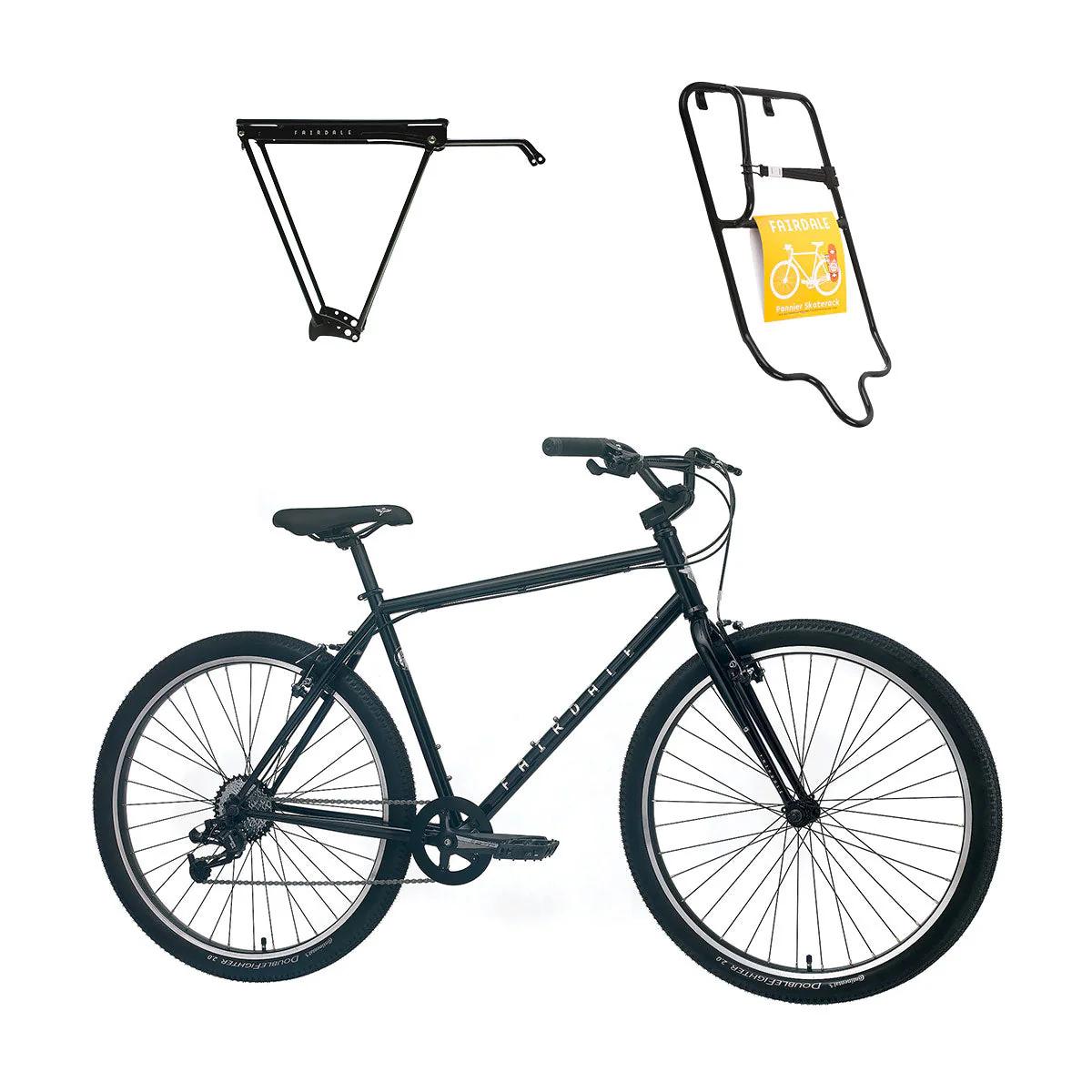Fairdale Ridgemont Skate Bike - Gloss Black