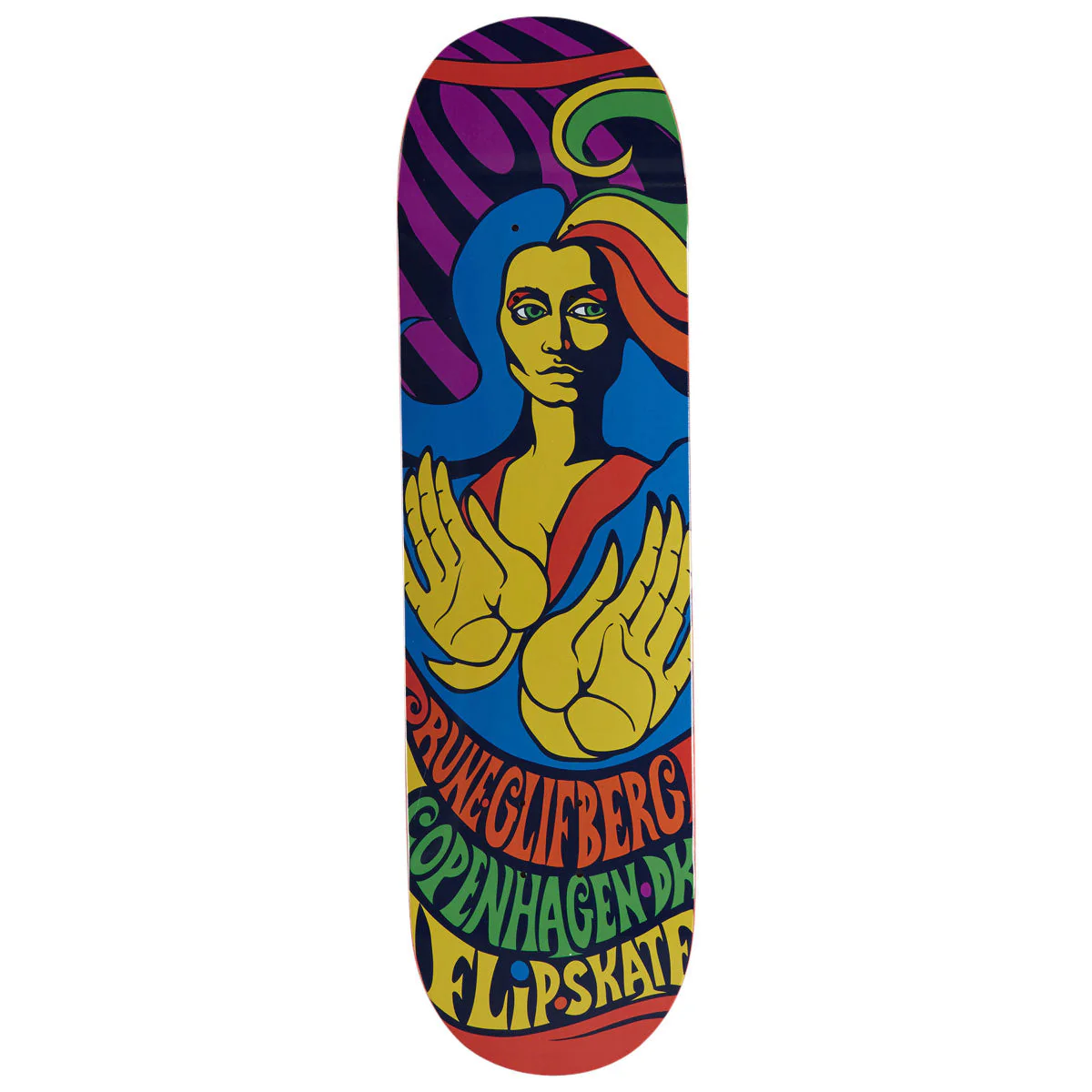 Flip Mother Earth Glifberg Skateboard Deck - 8.60"