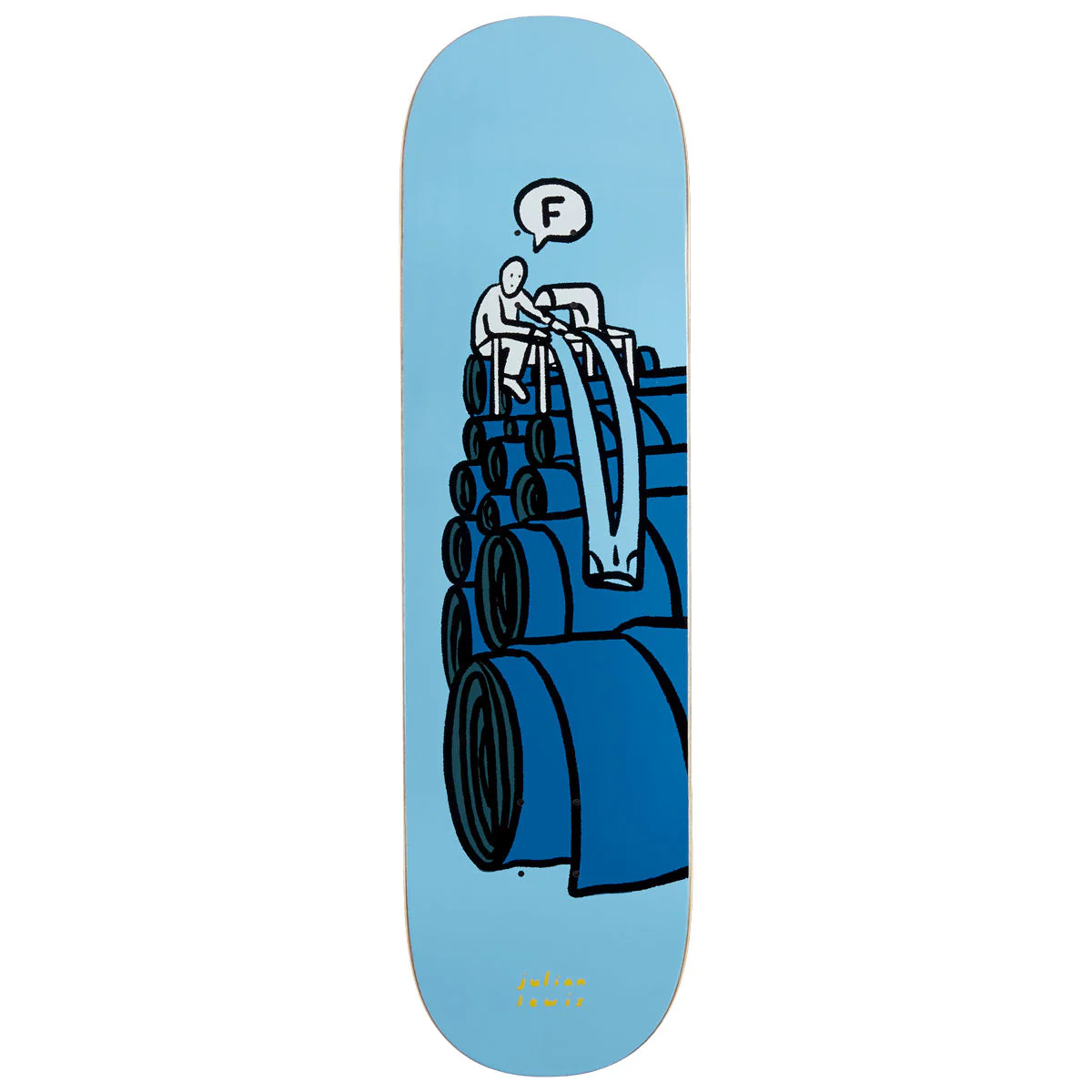 Foundation Lewis Sew Wut Skateboard Deck - 8.50"