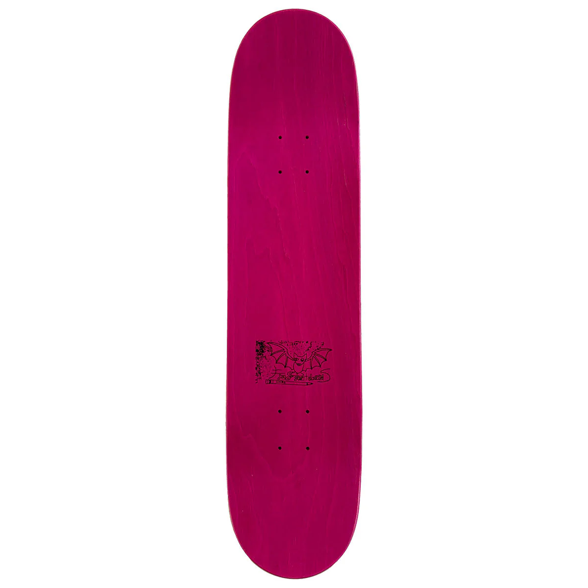 Frog Bat Brain Chris Milic Skateboard Deck - 8.60" - Image 2