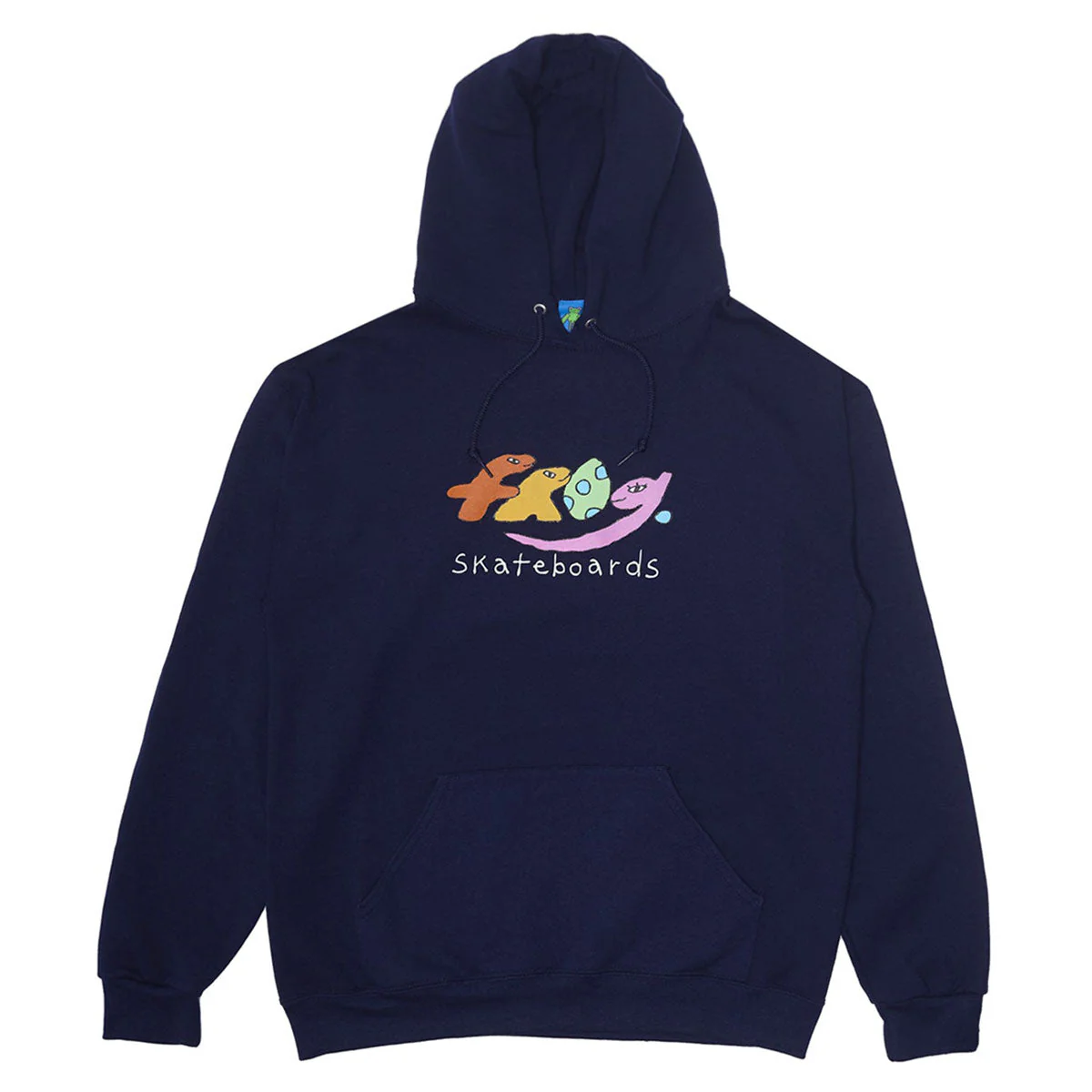 Frog Dino Logo Hoodie - Navy