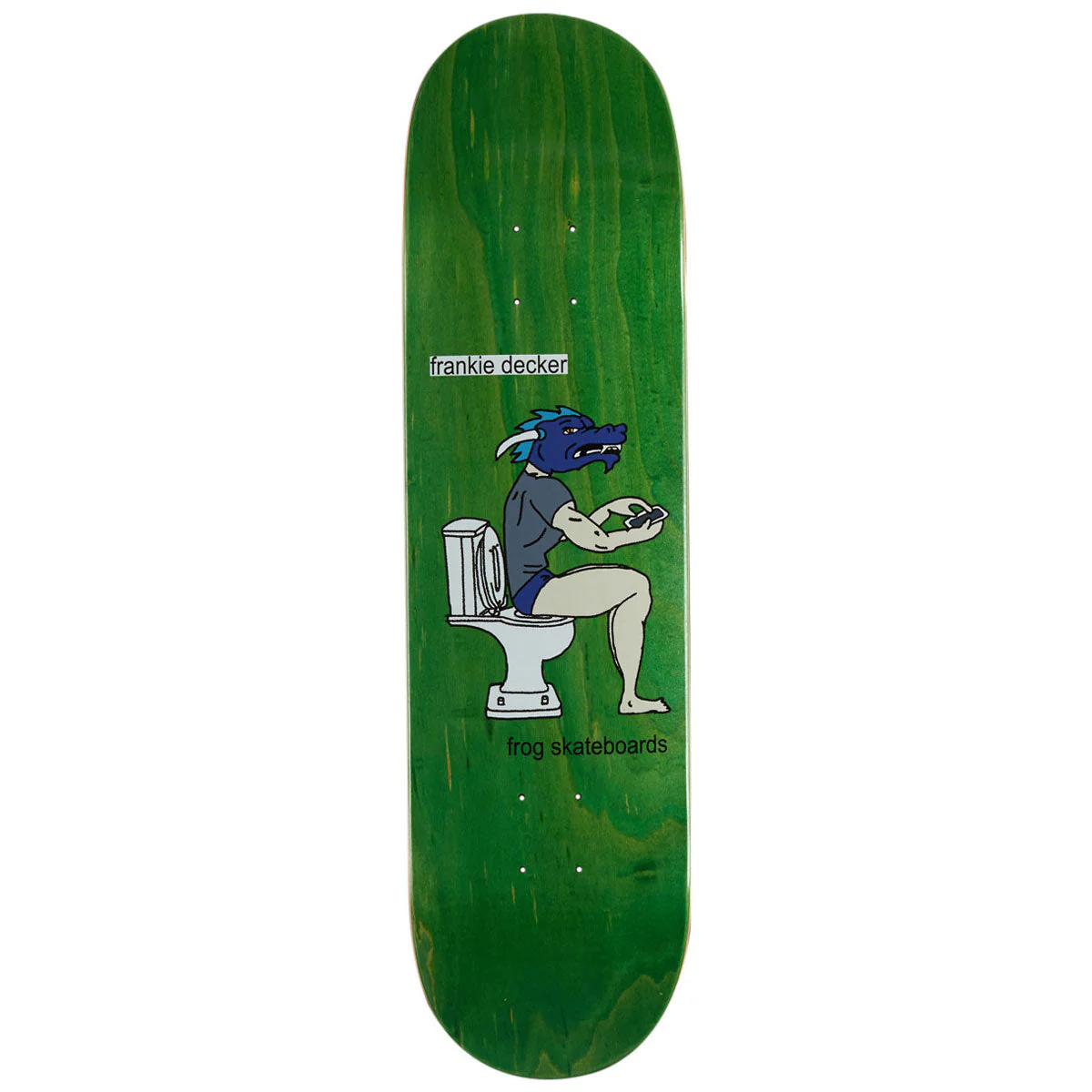 Frog Locked In Frankie Decker Skateboard Deck - 8.25"