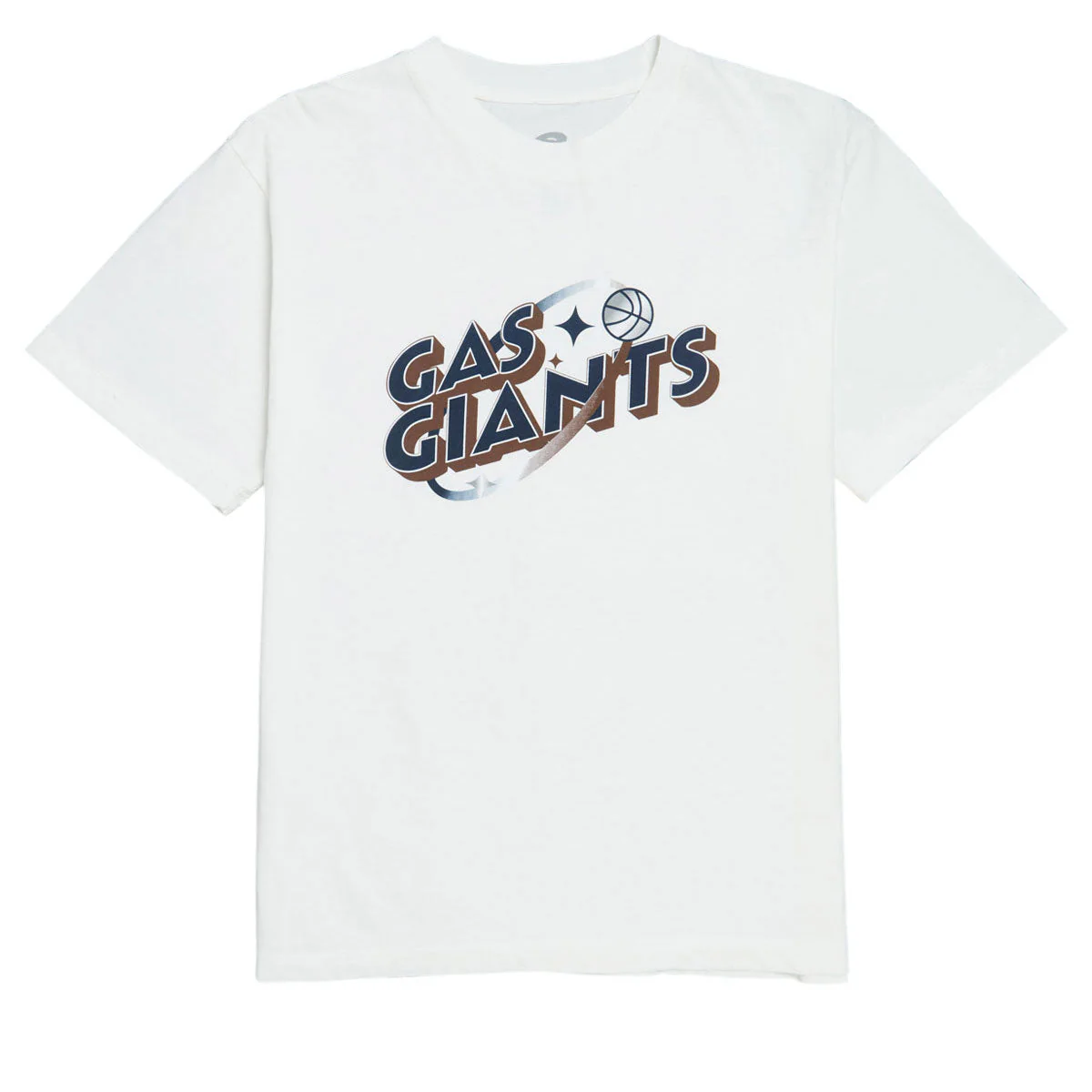 Gas Giants Classic Ball Logo T-Shirt - White