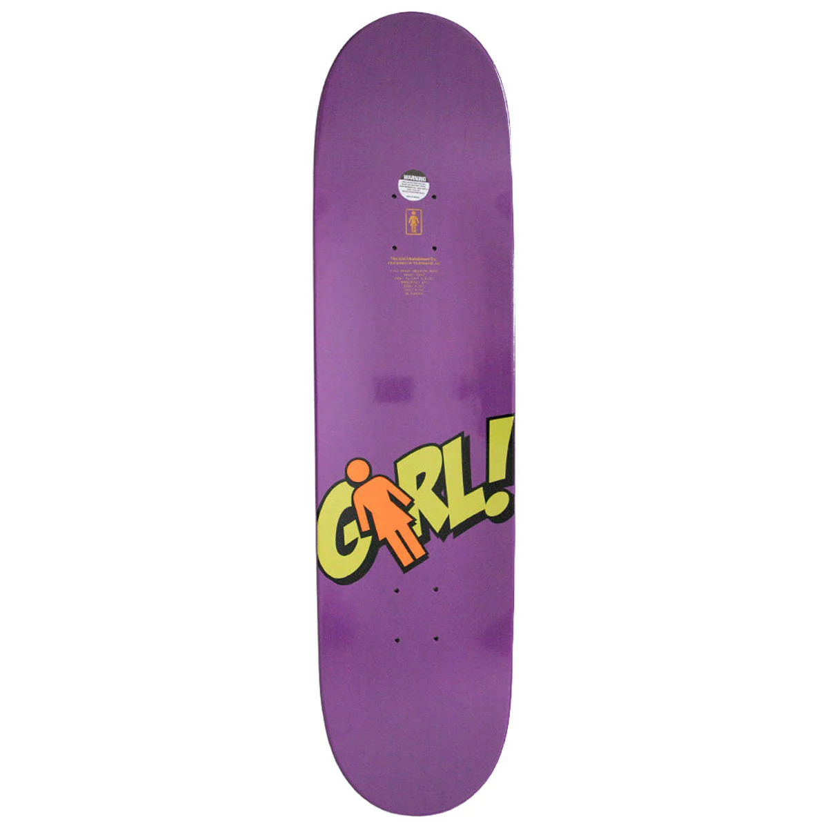 Girl Geering Blammo Skateboard Deck - 8.25" - Image 2
