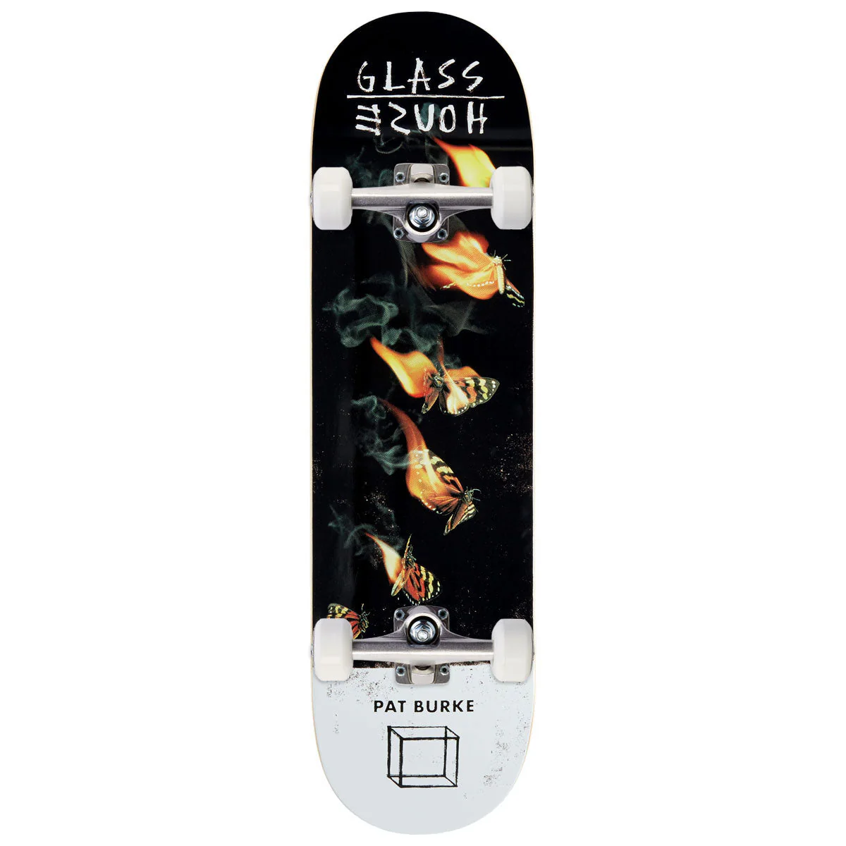 Glass House Burke Butterfly Skateboard Complete - 8.50"