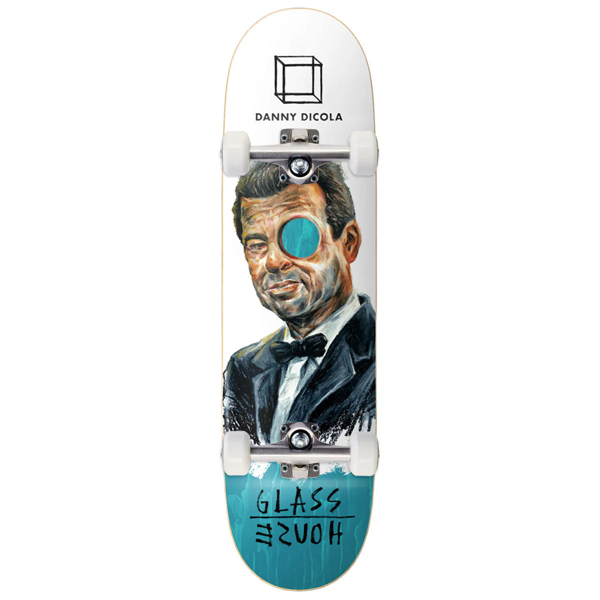 Glass House Dicola Whole Man Skateboard Complete - 8.88"