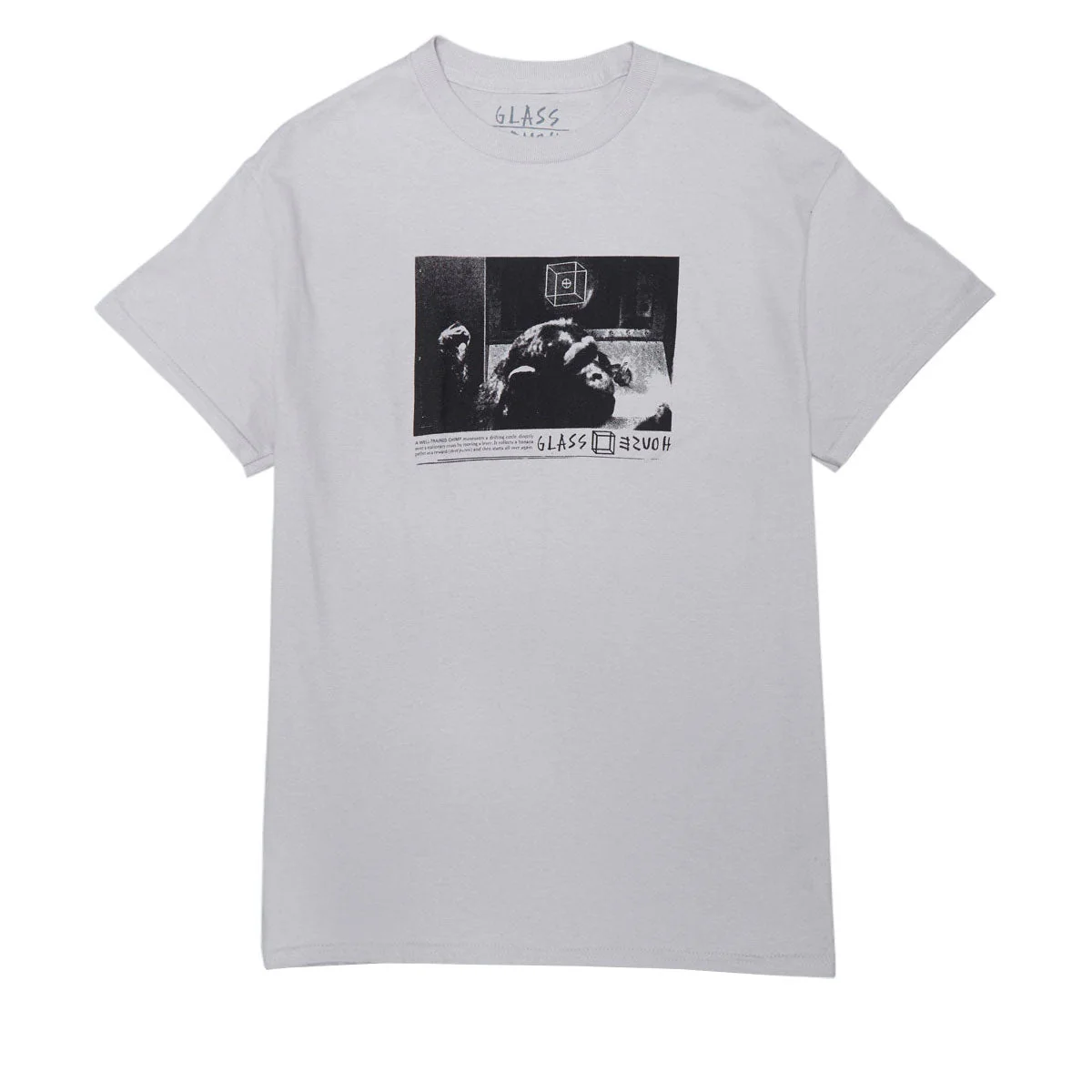 Glass House Hominid T-Shirt - Concrete