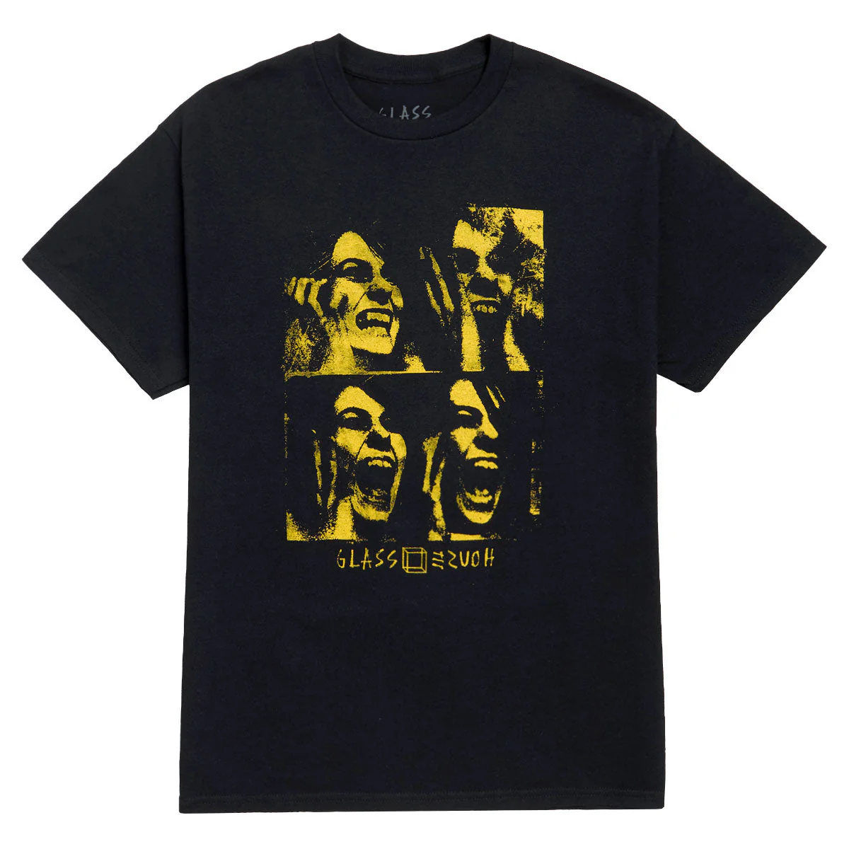 Glass House Possessed T-Shirt - Black/Yellow
