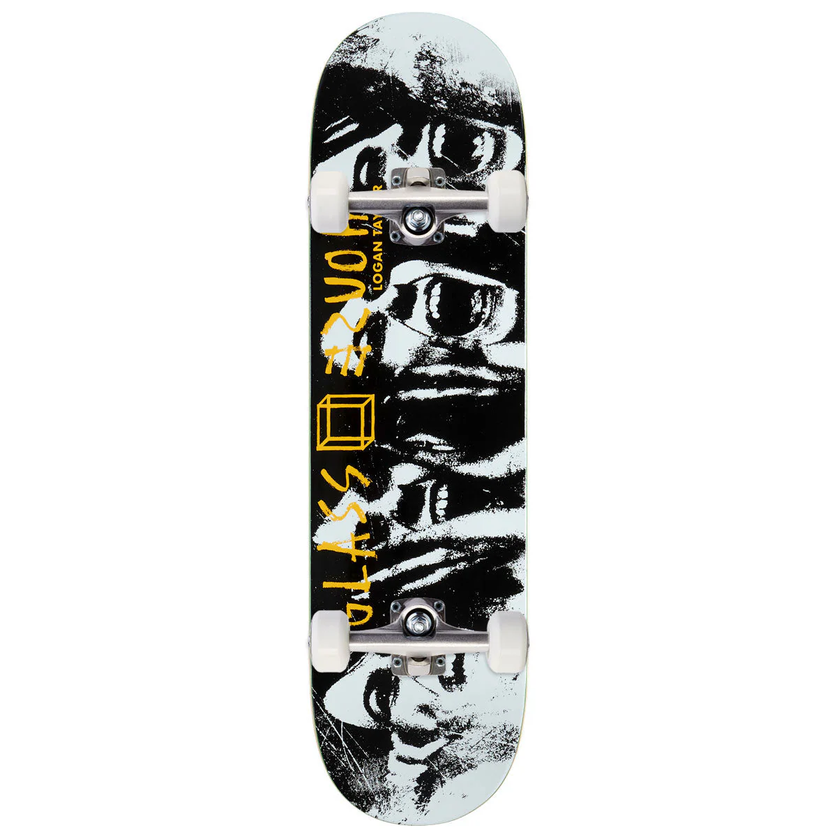 Glass House Taylor Possessed Skateboard Complete - White - 8.50"