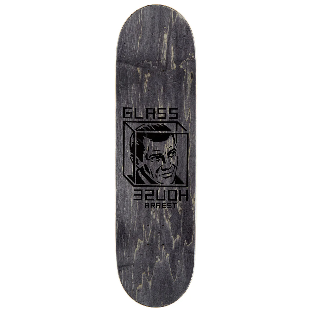 Glass House Wallin House Arrest Skateboard Deck - Flourescent Orange - 8.88" - Image 2
