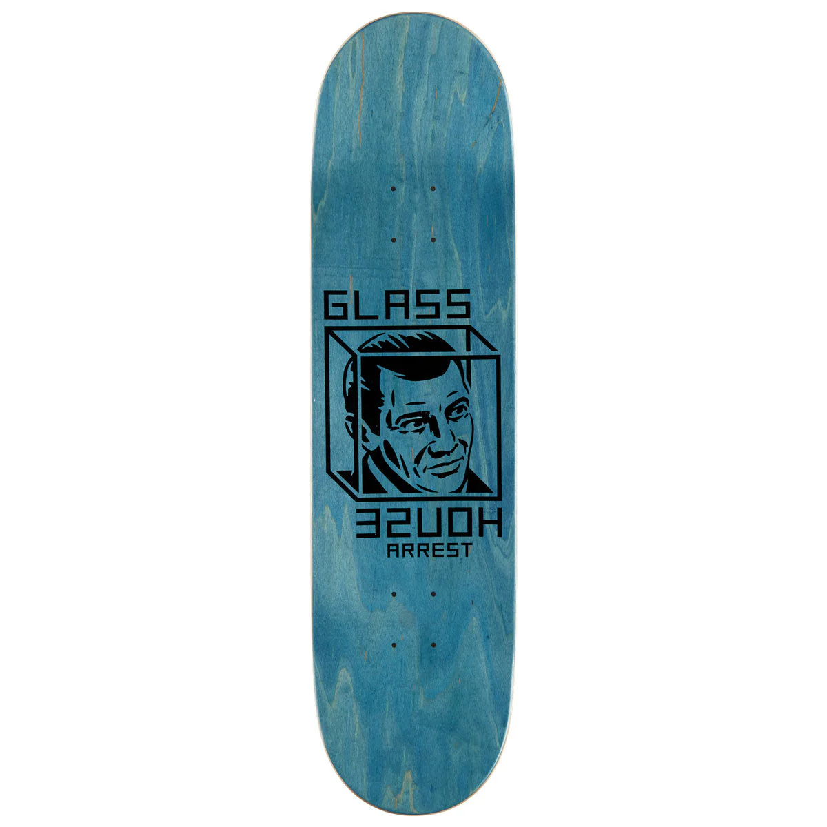 Glass House Zavala House Arrest Skateboard Deck - Natural Bottom/Assorted Top - 8.375" - Image 2
