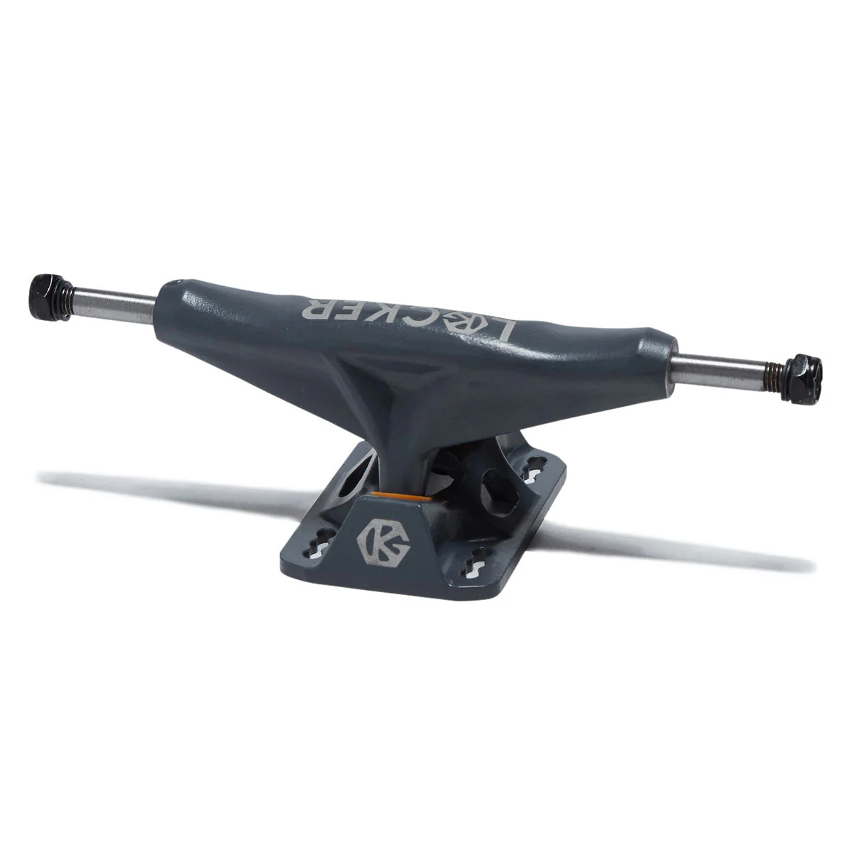 Grind King Locker Skateboard Trucks - Battleship Grey - 8.00"