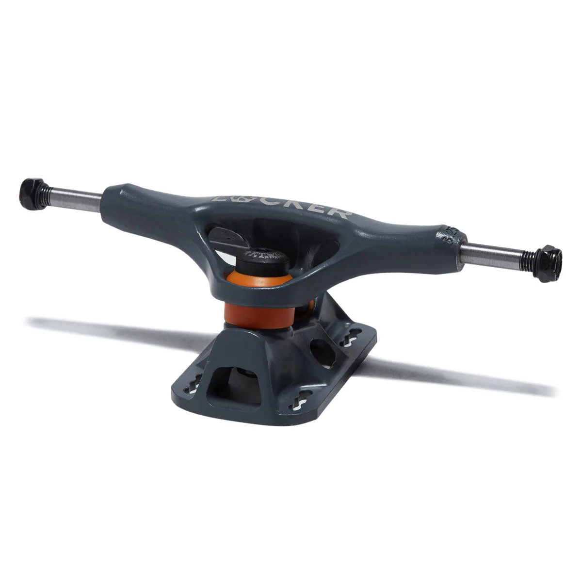 Grind King Locker Skateboard Trucks - Battleship Grey - 8.25" - Image 2