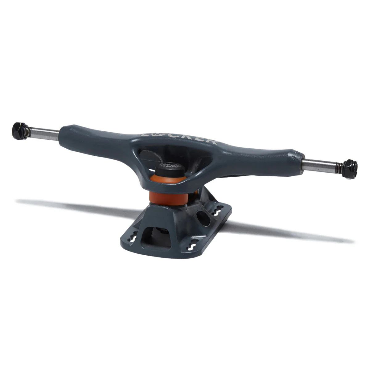 Grind King Locker Skateboard Trucks - Battleship Grey - 9.50" - Image 2