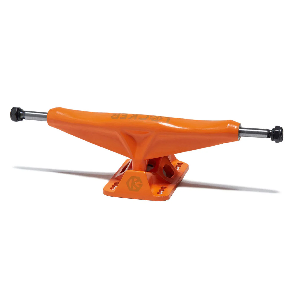 Grind King Locker Skateboard Trucks - Orange - 9.25"