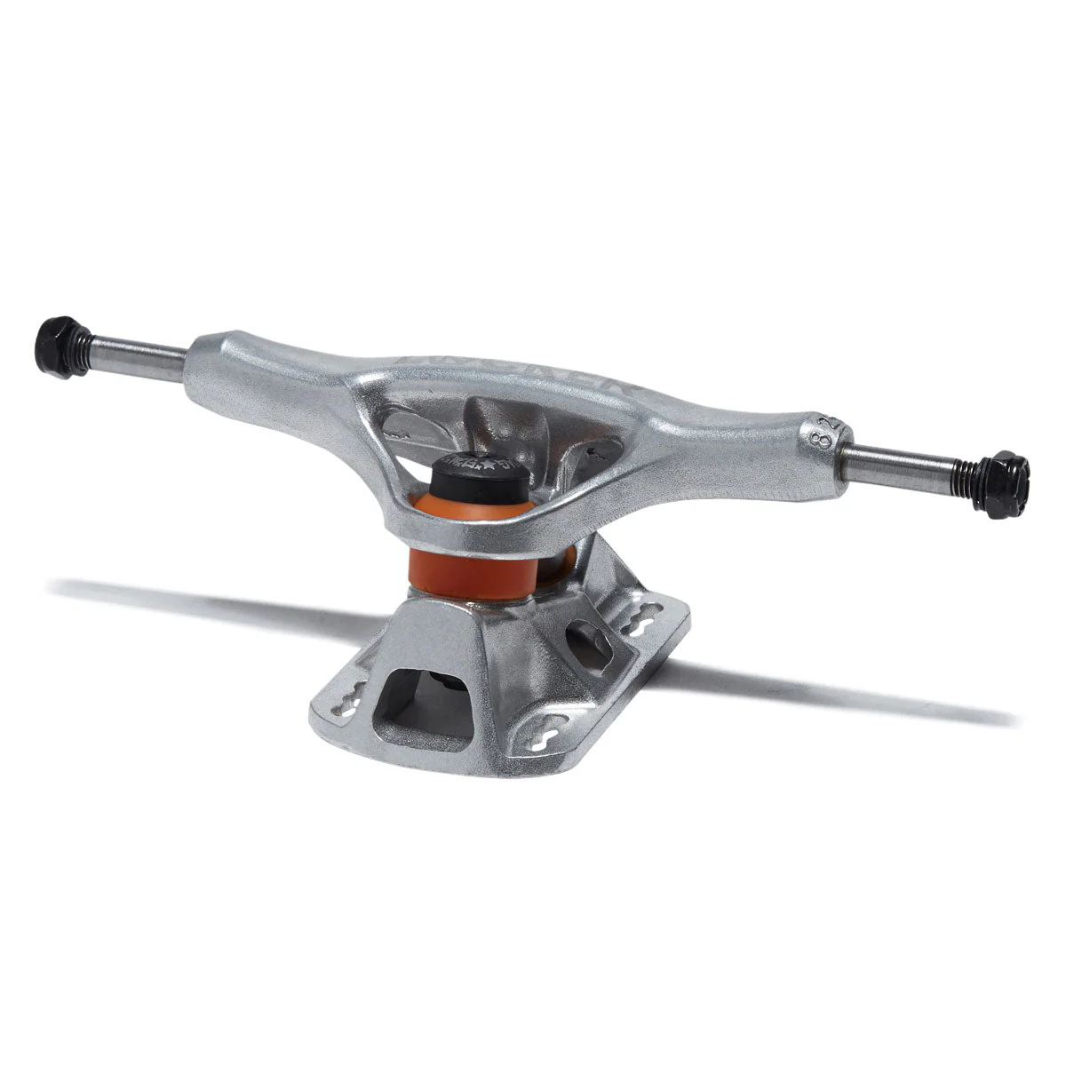 Grind King Locker Skateboard Trucks - Silver - 8.25" - Image 2