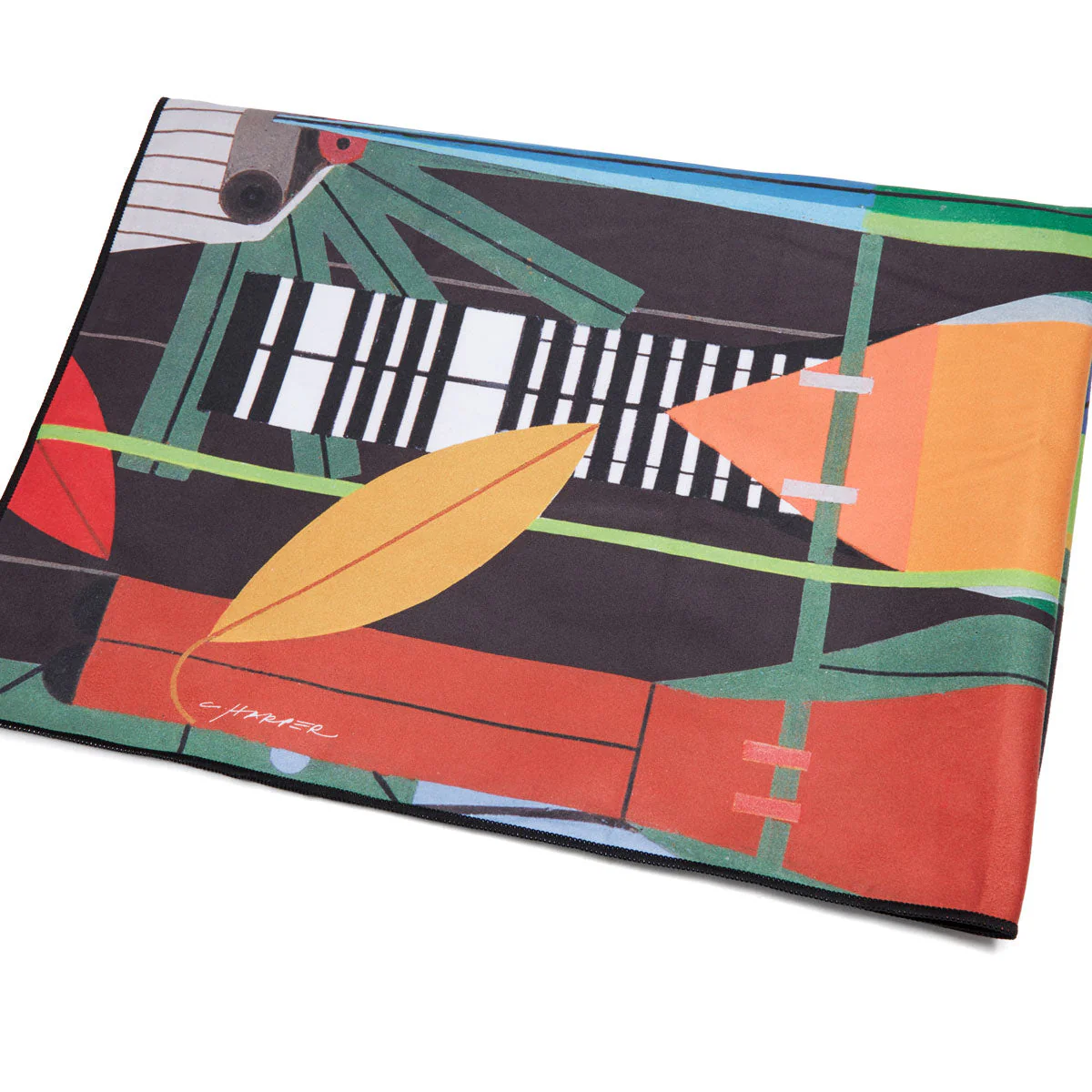 Habitat Charley Harper Monteverde Yoga Towel - Multi - Image 2