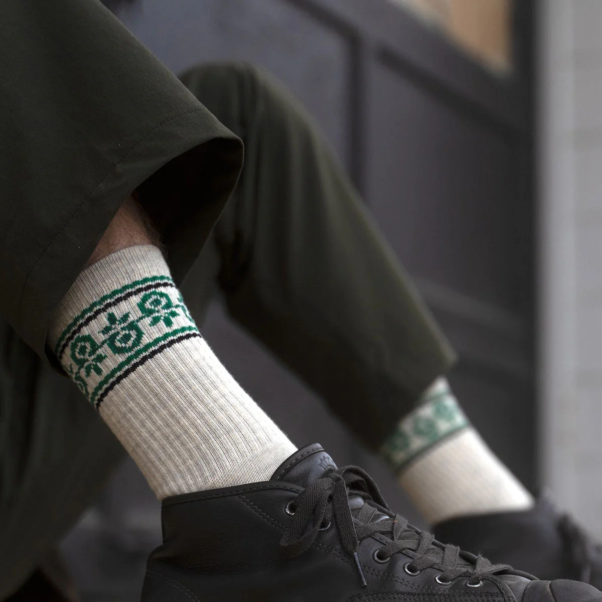 Habitat Geo-Pod Socks - Grey - Image 2