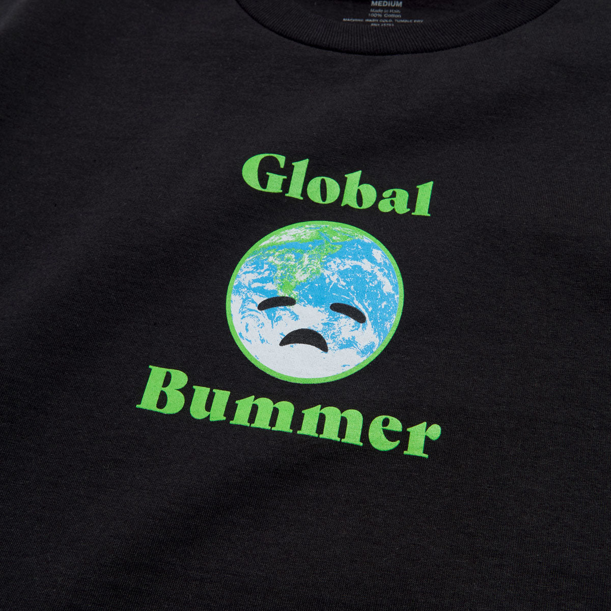 Habitat Global Bummer T-Shirt - Black - Image 2
