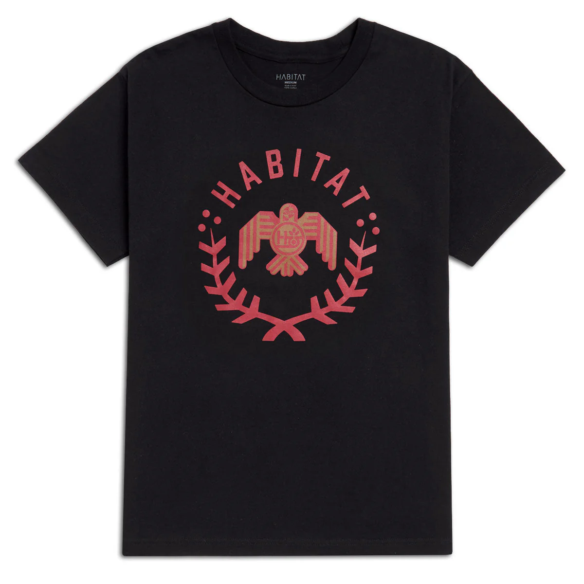 Habitat Owl Wreath T-Shirt - Black