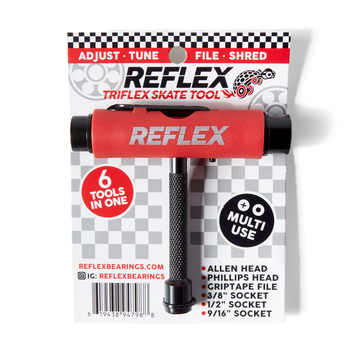 Habitat Triflex Skate Tool - Red - Image 3
