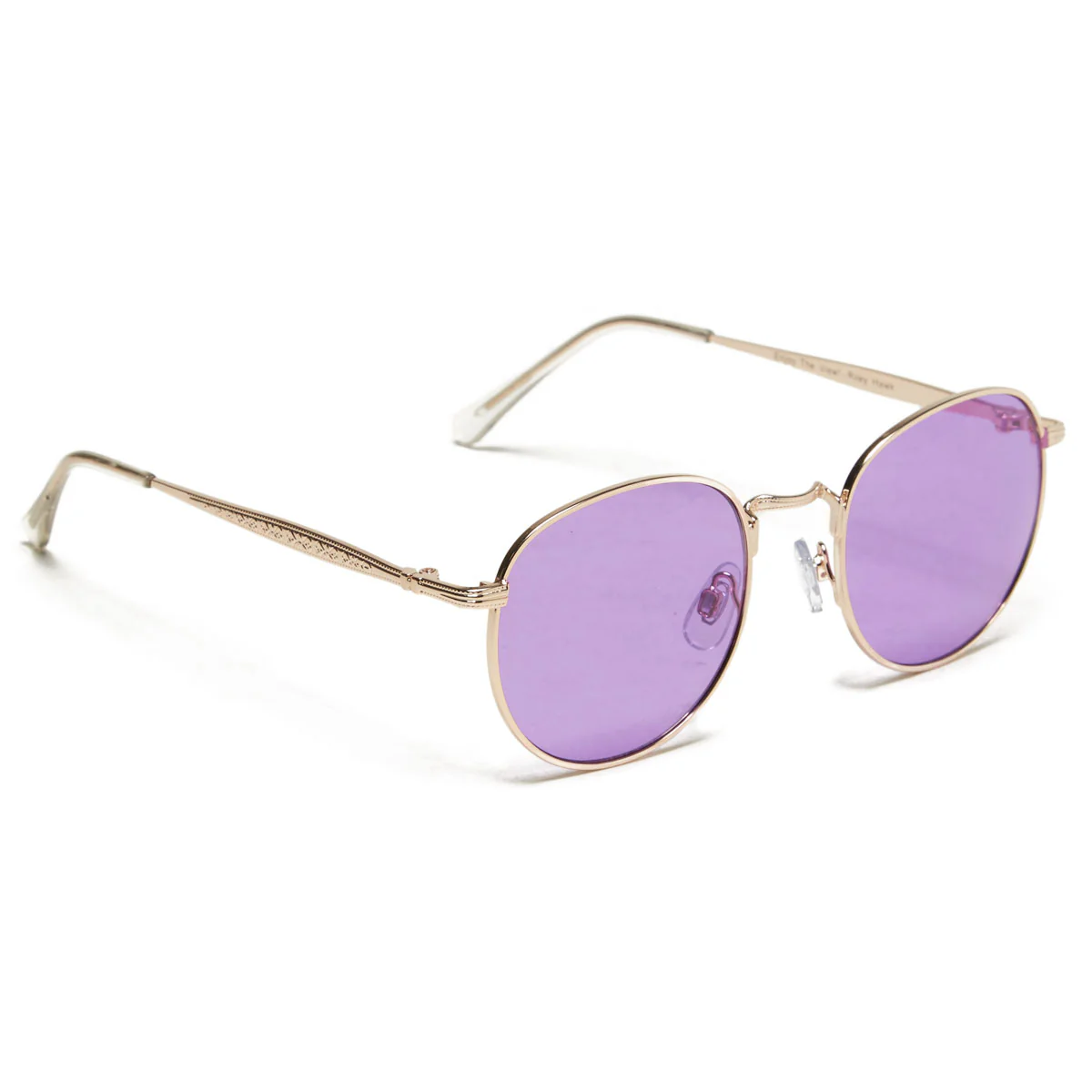 Happy Hour Holidaze Sunglasses - Gold/Purple