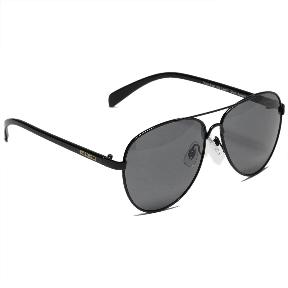 Happy Hour Maverick Sunglasses - Black Ice