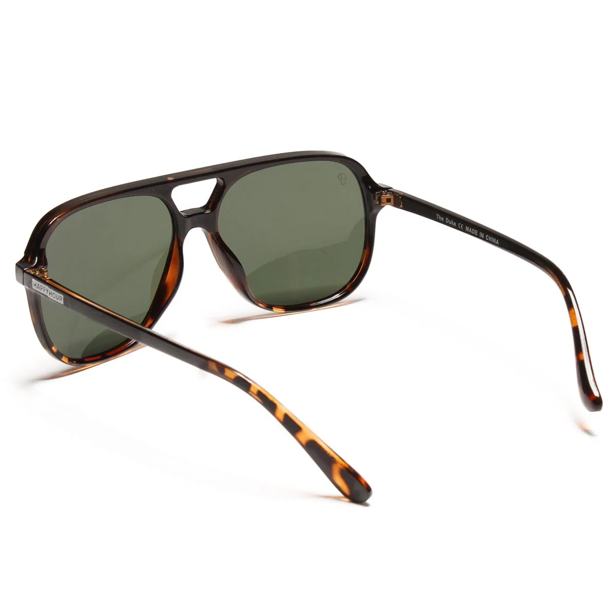 Happy Hour The Duke Polarized Sunglasses - Black Fade/Tortoise/G15 Lens - Image 2