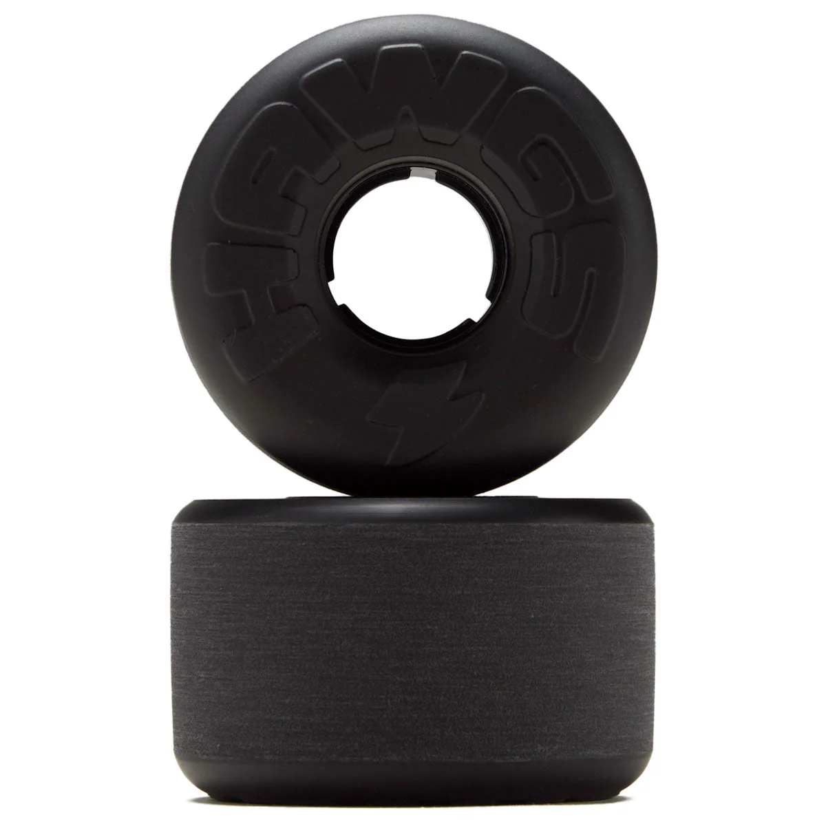 Hawgs Lil' Ez 78a Stone Ground Longboard Wheels - Black - 60mm - Image 2