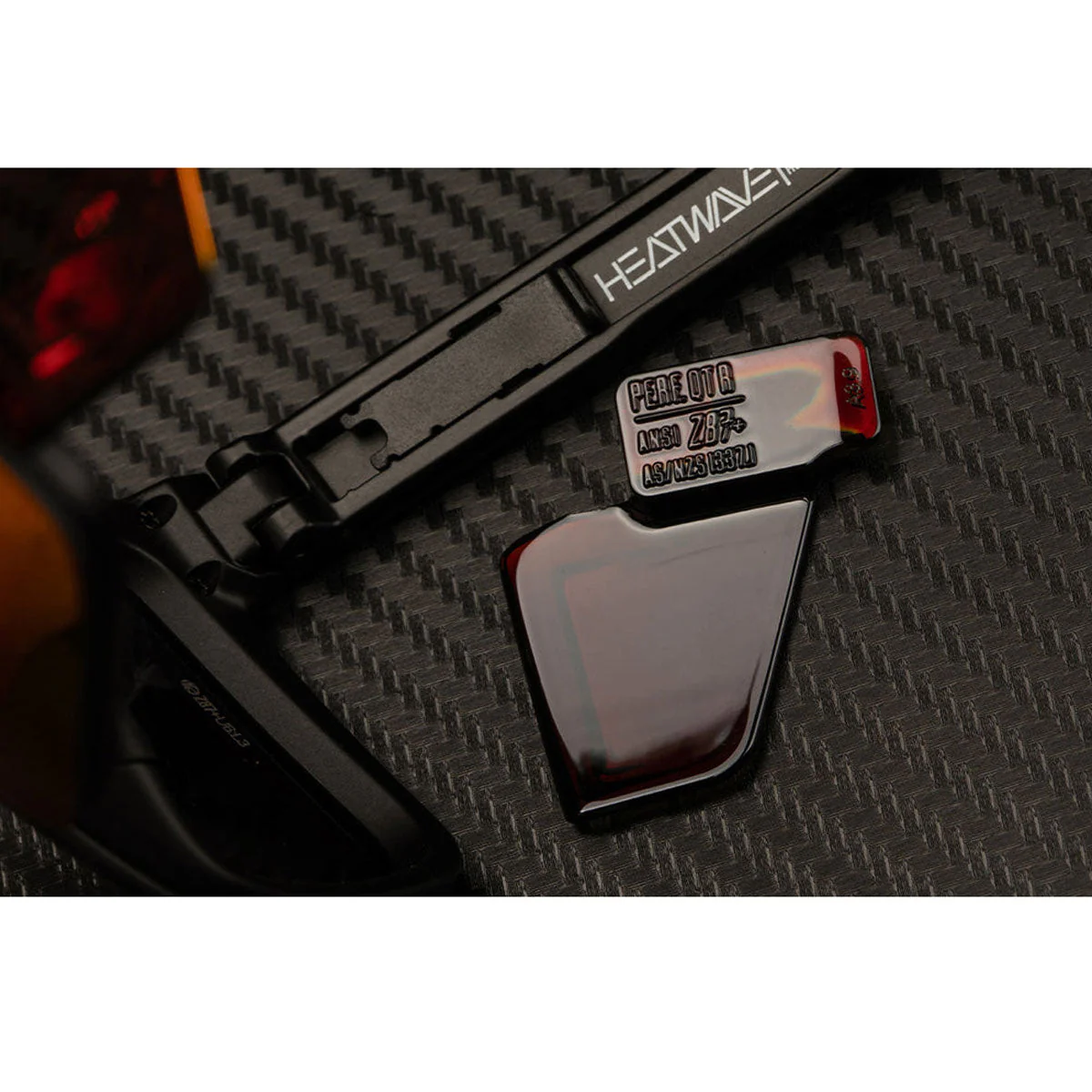 Heat Wave Visual Performance Quatro Sunglasses - Z87+ Black Lens - Image 3