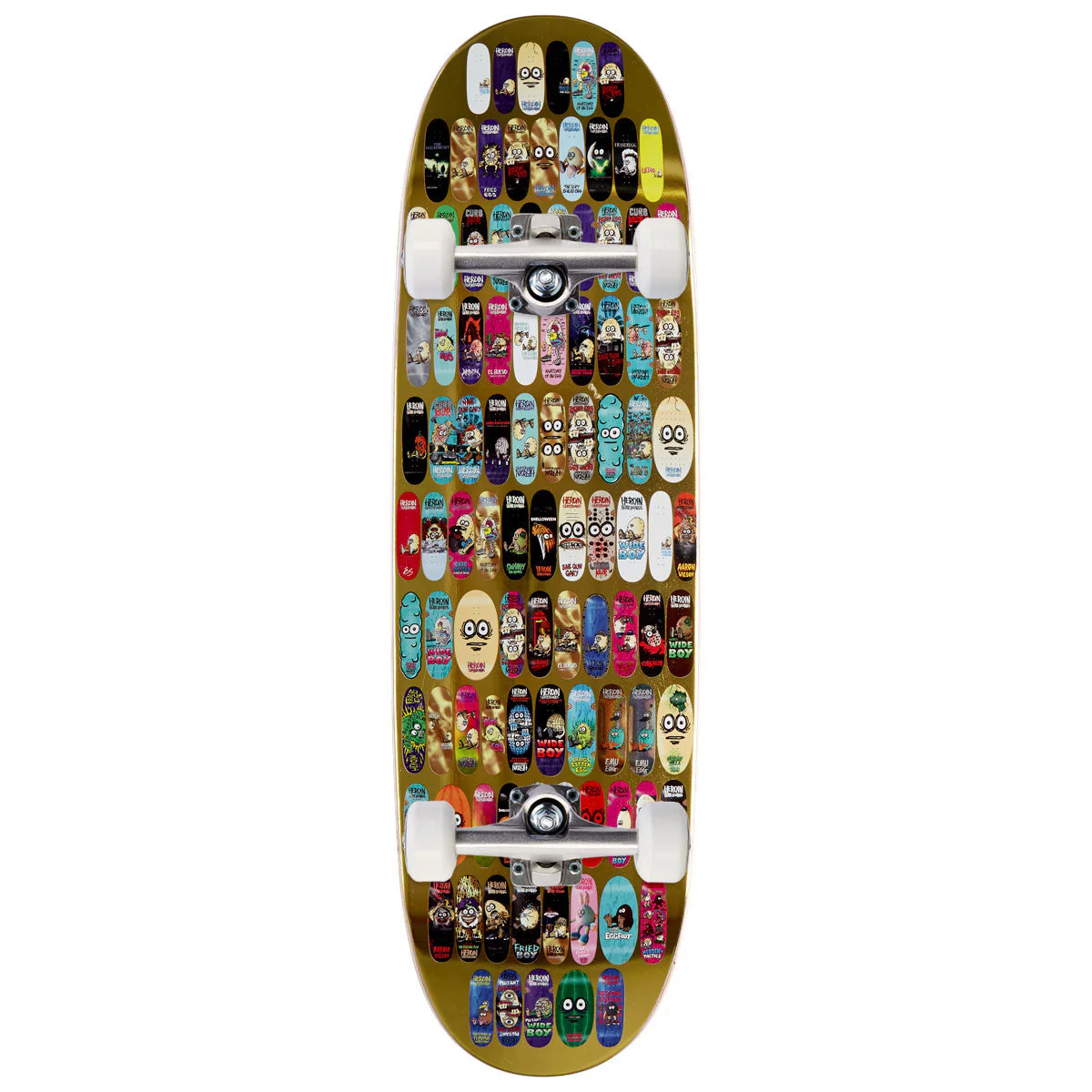 Heroin 100th Egg Skateboard Complete - 9.125"