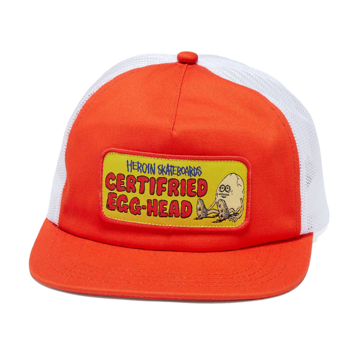 Heroin Certifried Trucker Hat - Orange