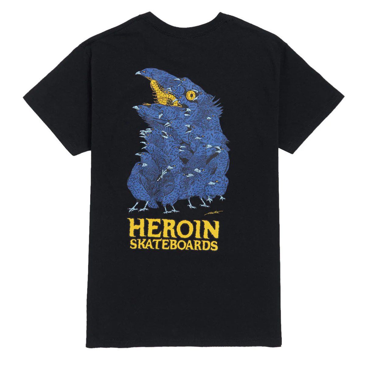 Heroin Crow T-Shirt - Black