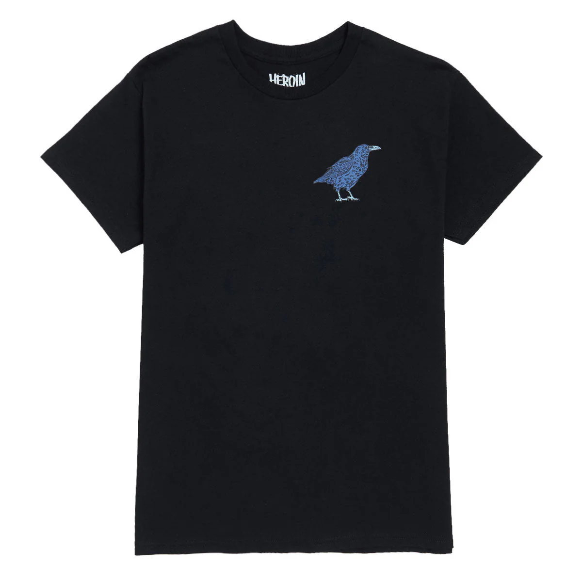 Heroin Crow T-Shirt - Black - Image 2