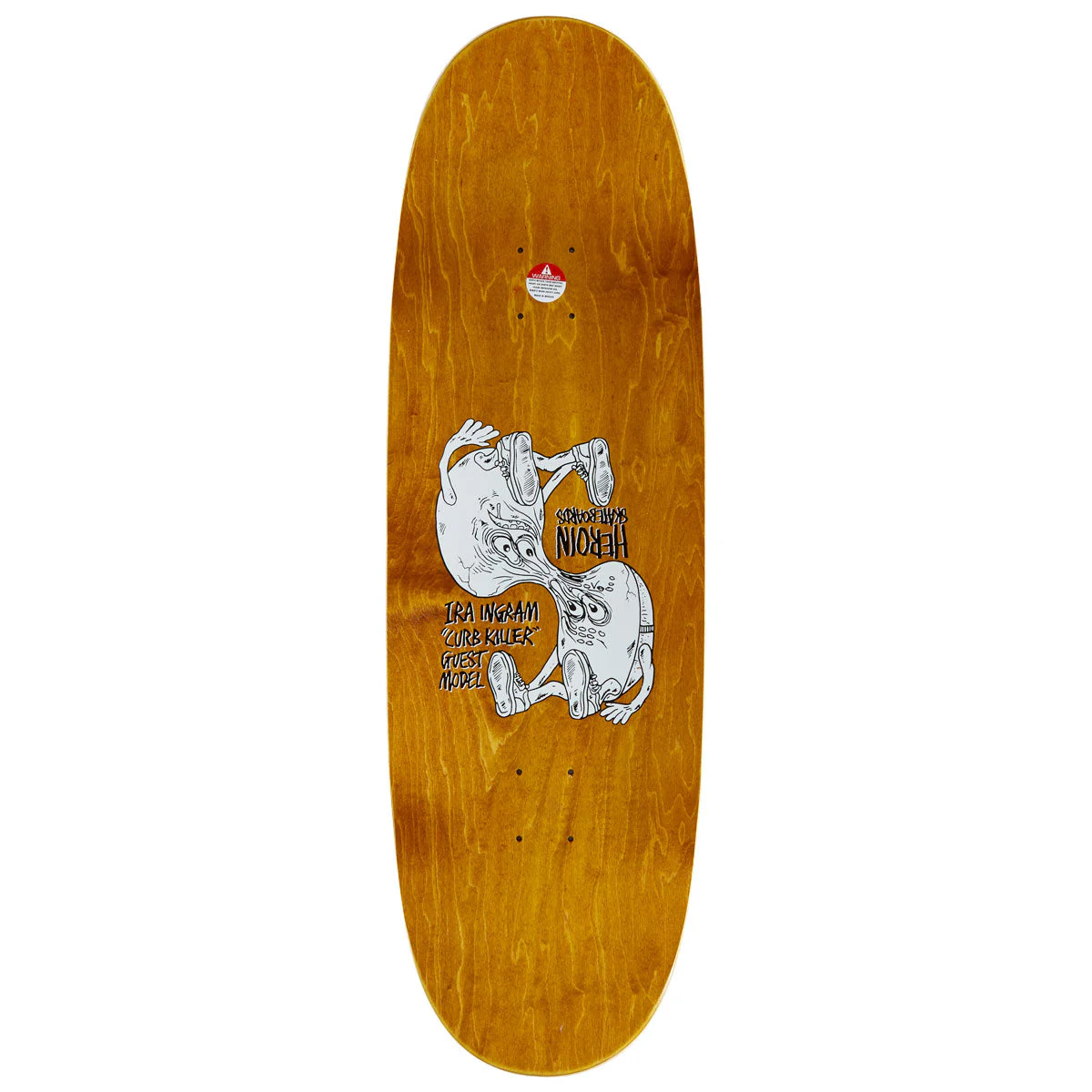 Heroin Curb Killer 9 Merged Skateboard Deck - 10.00" - Image 2