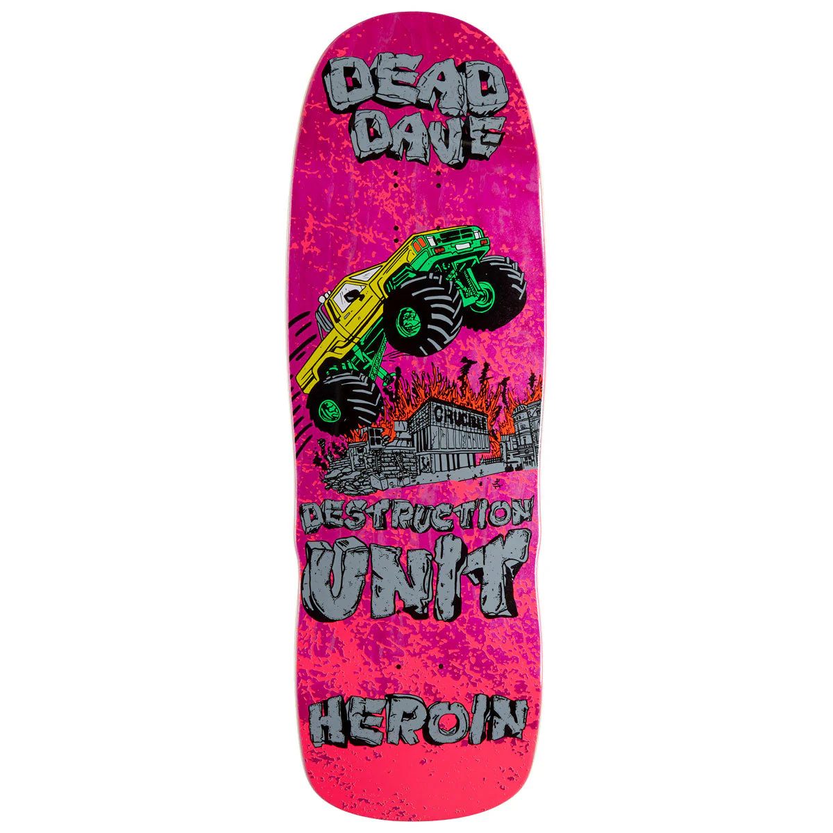 Heroin Dead Dave Knock Off Skateboard Deck - 10.10"