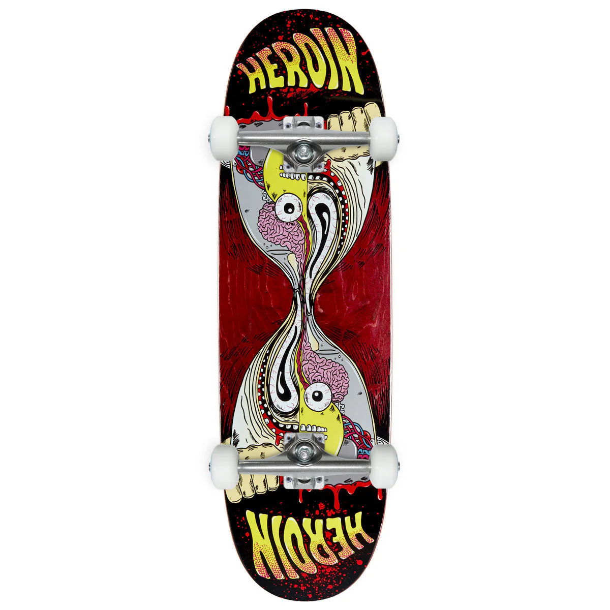 Heroin Merged Anatomy RazorEgg Skateboard Complete - 9.25"