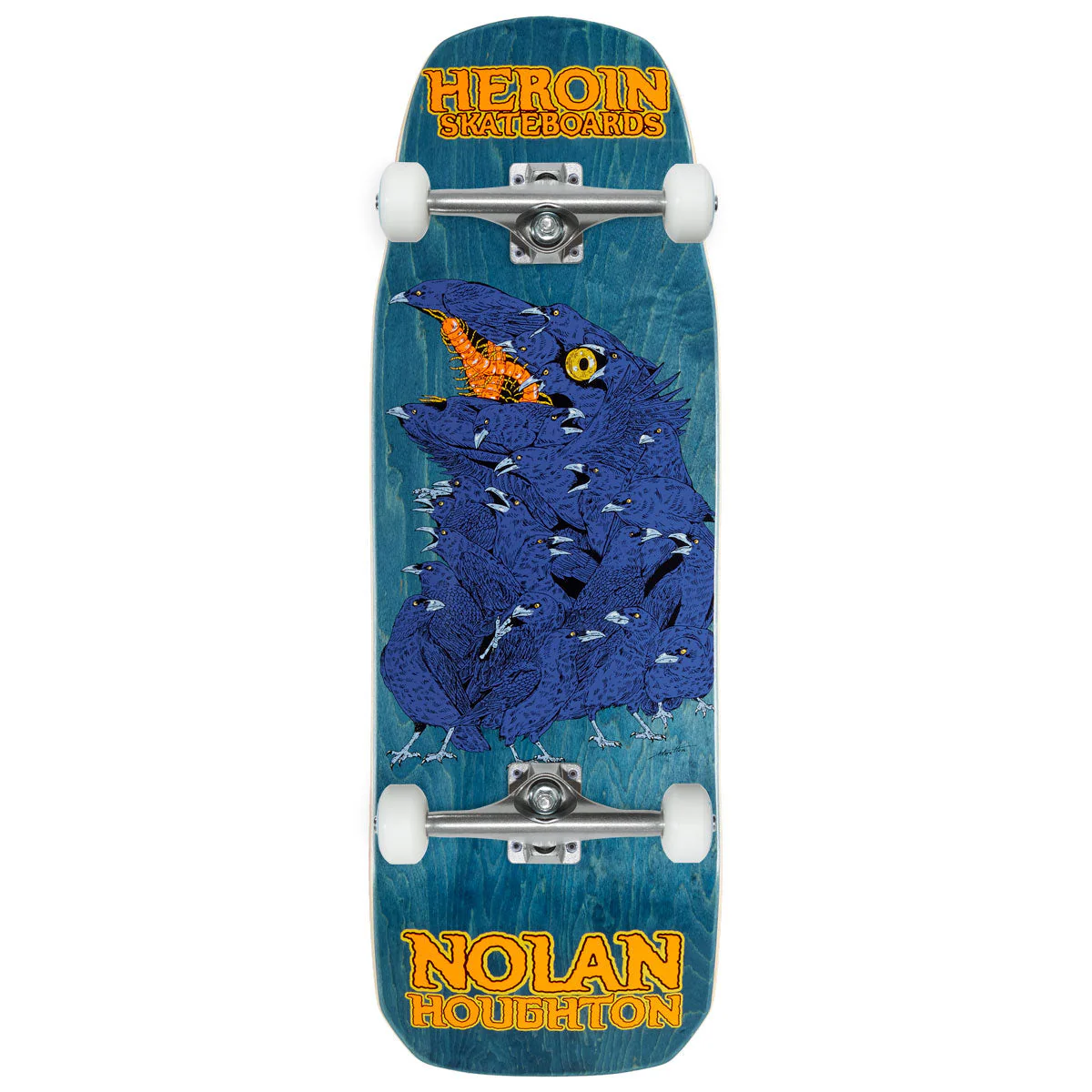Heroin Nolan Houghton Crow Skateboard Complete - 9.90"