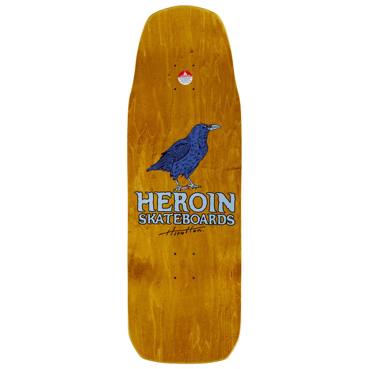 Heroin Nolan Houghton Crow Skateboard Deck - 9.90" - Image 2