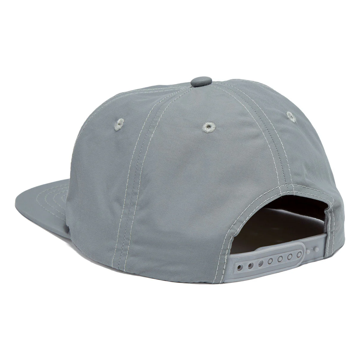 Heroin Script Nylon Snapback Hat - Grey/Pink - Image 2
