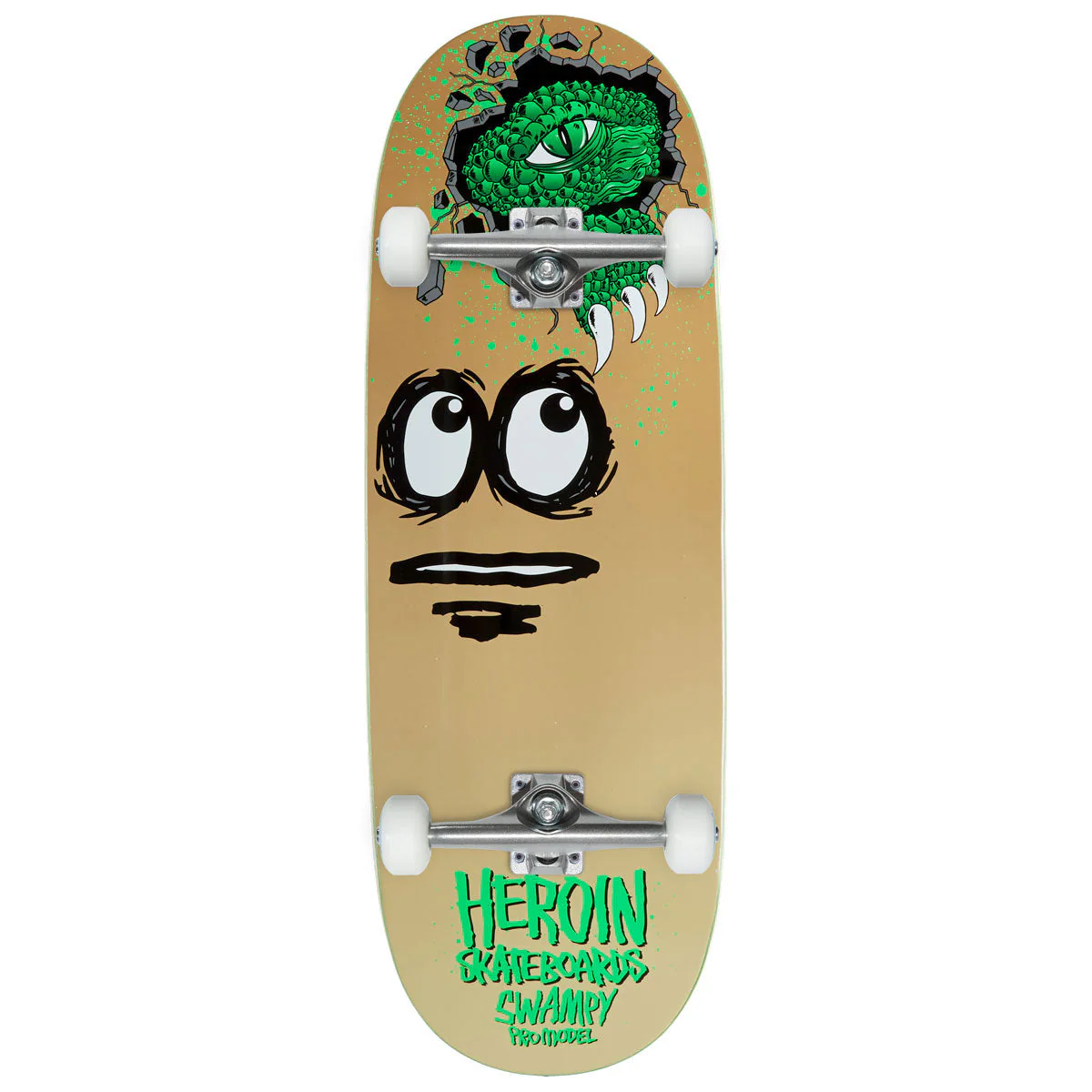 Heroin Swampy Egg Skateboard Complete - 11.00"
