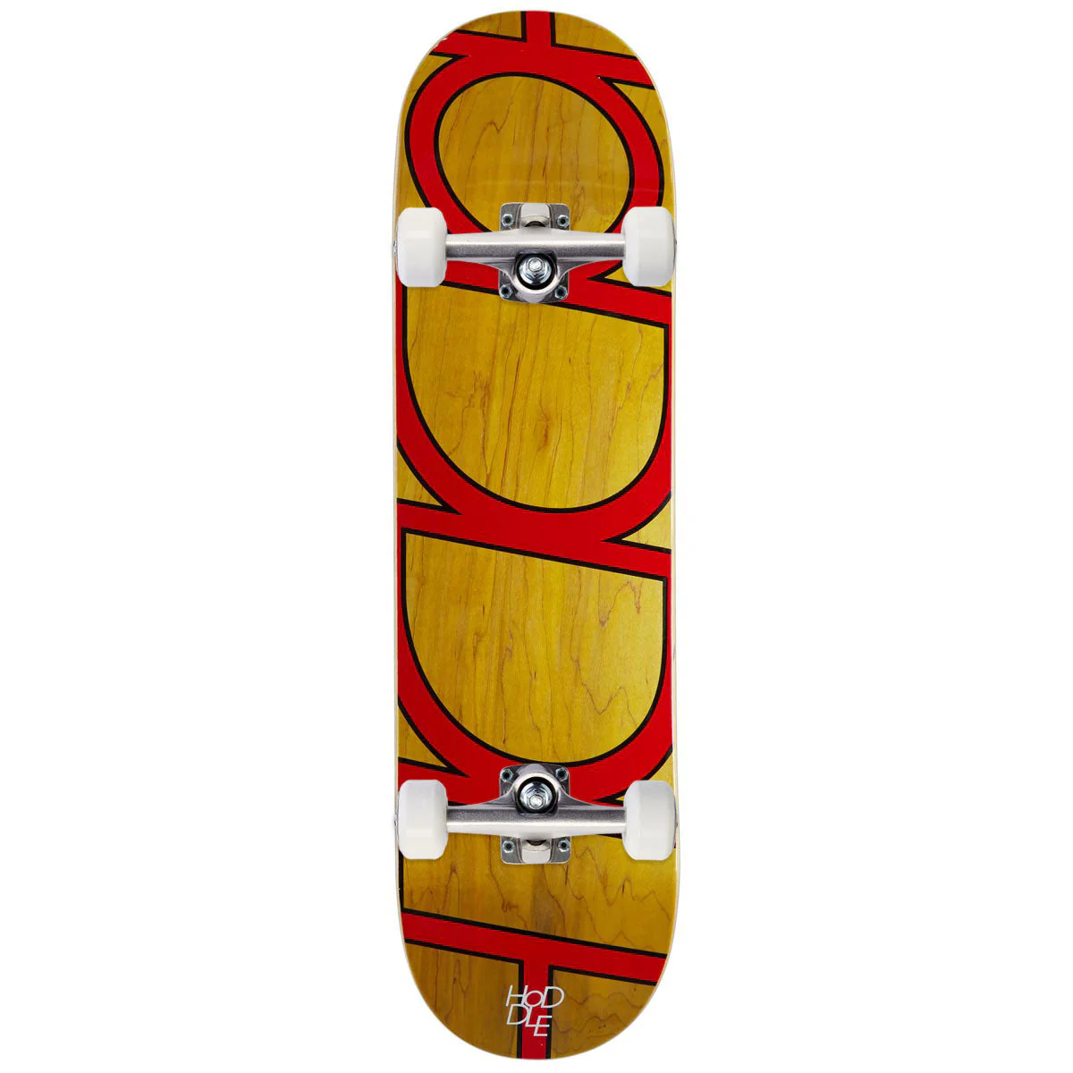 Hoddle Logo Woodgrain Skateboard Complete - 8.38"